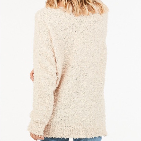 NWT fuzzy knit sweater - Picture 3 of 5